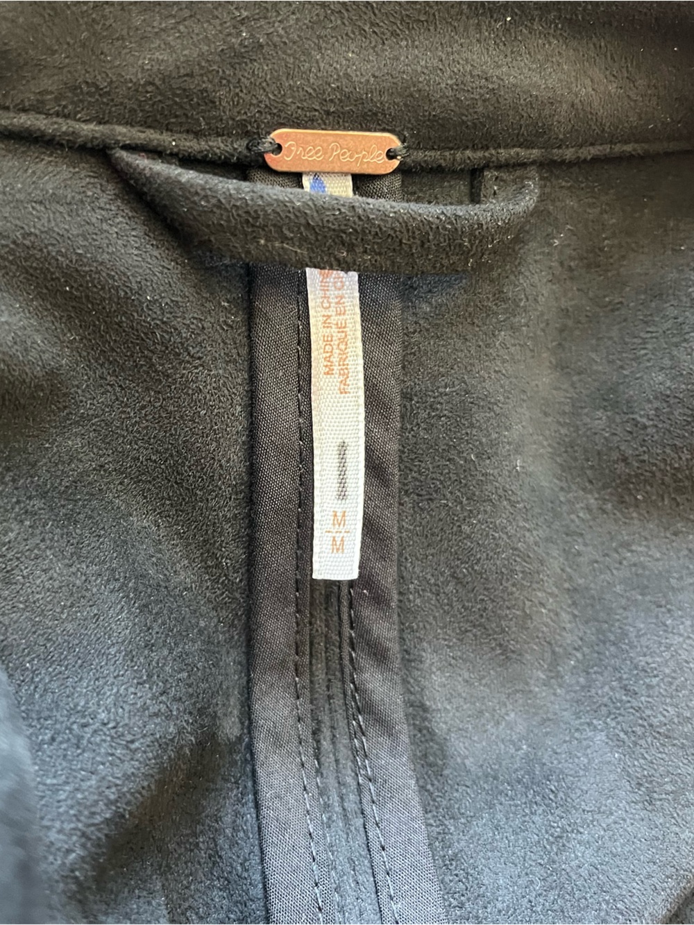 NWOT Free People Meadow Faux Suede Jacket - Picture 13 of 13